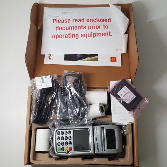 New In Box First Data FD400GT (MC8090) Credit Card Reader - Picture 4 of 7